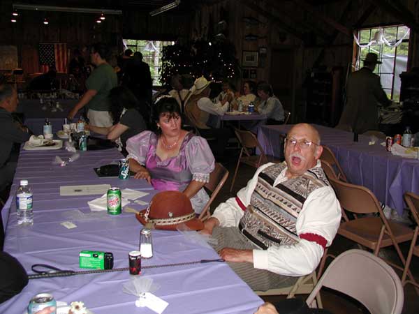 Birdy and Doc Silverfinger inside the clubhouse later.