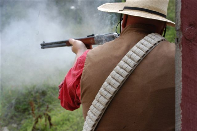There's nothing like a black powder shooter ...