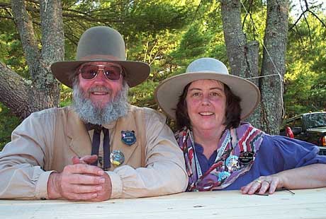 Rawhide Rod and Pistol Packin' Punky at 2003 SASS Maine State Championships.